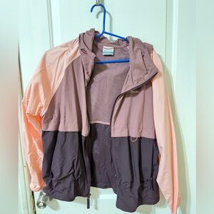 Columbia Mauve and Pink Mesh-Lined Jacket